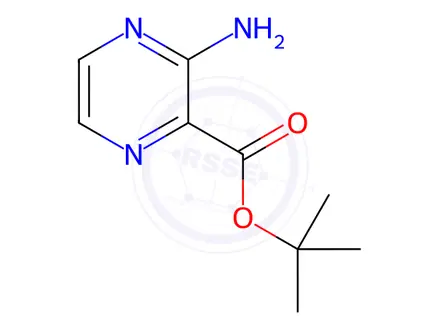 Chemical structure of Tert-butyl 3-aminopyrazine-2-carboxylate