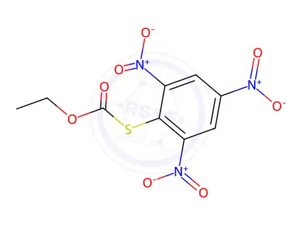 Chemical structure of O-Ethyl S-(2,4,6-Trinitrophenyl) Thiocarbonate