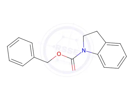 Chemical structure of 2,3-Dihydro-indole-1-carboxylic acid benzyl ester