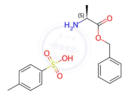 Chemical structure of L-Alanine Benzyl Ester p-Toluenesulfonate