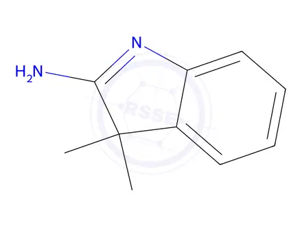Chemical structure of 3,3-Dimethyl-3H-indol-2-amine