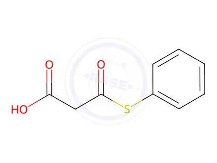 Chemical structure of 3-Oxo-3-(phenylthio)propanoic Acid