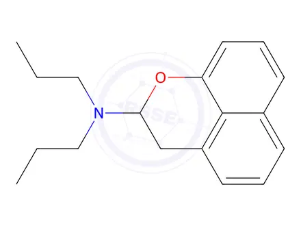 Chemical structure of 2-dipropylamino-1-oxa-2,3-dihydro-1H-phenalene