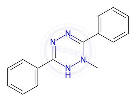 Chemical structure of 1-Methyl-1,4-dihydro-3,6-diphenyl-1,2,4,5-tetrazine
