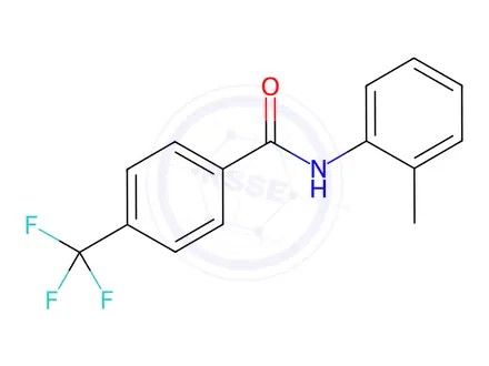 Chemical structure of N-(o-Tolyl)-4-(trifluoromethyl)benzamide