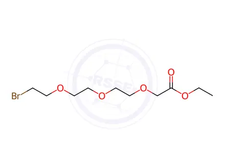 Chemical structure of Ethyl 2-(2-(2-(2-bromoethoxy)ethoxy)ethoxy)acetate