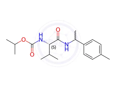 Chemical structure of Iprovalicarb