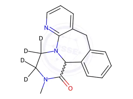 Chemical structure of Mirtazapine Impurity C