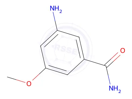 Chemical structure of 3-Amino-5-methoxybenzamide
