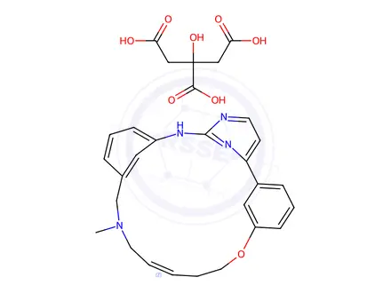 Chemical structure of Zotiraciclib Citrate