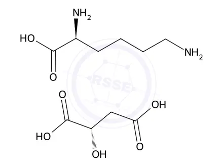 Chemical structure of L-Lysine L-Malate