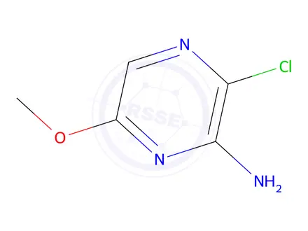Chemical structure of 3-Chloro-6-Methoxypyrazin-2-aMine