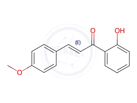 Chemical structure of 1-(2-Hydroxyphenyl)-3-(4-methoxyphenyl)-2-propen-1-one