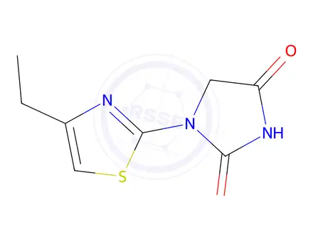 Chemical structure of 1-(4-Ethylthiazol-2-yl)imidazolidine-2,4-dione