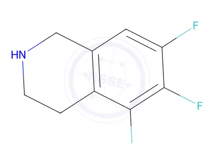 Chemical structure of 5,6,7-Trifluoro-1,2,3,4-tetrahydroisoquinoline