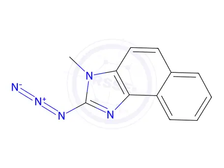 Chemical structure of 2-AZIDO-3-METHYLNAPHTHO(1,2-D)IMIDAZOLE