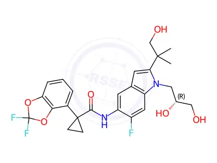 Chemical structure of Tezacaftor Impurity 23