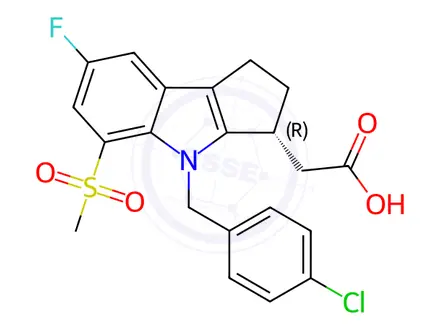 Chemical structure of Laropiprant