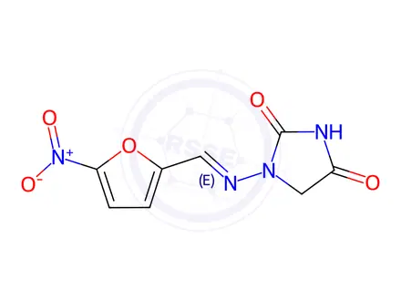 Chemical structure of Nitrofurantoin