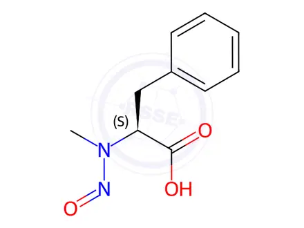 Chemical structure of N-Nitroso-N-methyl-L-phenylalanine
