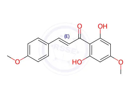 Chemical structure of 2′,6′-Dihydroxy 4′,4-dimethoxychalcone