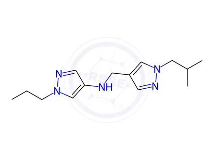 Chemical structure of N-[(1-isobutyl-1H-pyrazol-4-yl)methyl]-1-propyl-1H-pyrazol-4-amine