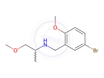Chemical structure of (5-Bromo-2-methoxybenzyl)(2-methoxy-1-methylethyl)amine
