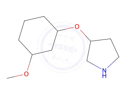 Chemical structure of 3-((3-Methoxycyclohexyl)oxy)pyrrolidine