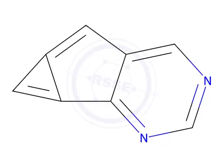 Chemical structure of Cyclopropa[4,5]cyclopenta[1,2-d]pyrimidine (9CI)