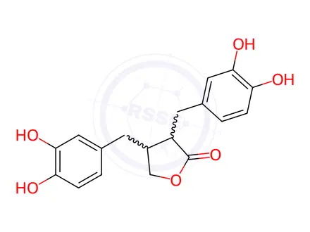 Chemical structure of Enterolactone Impurity 2