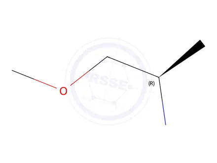 Chemical structure of (R)-1-Methoxypropan-2-amine Hydrochloride