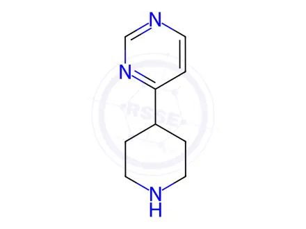 Chemical structure of 4-(piperidin-4-yl)pyrimidine