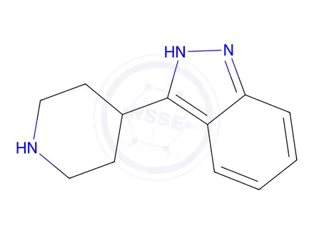 Chemical structure of 3-(Piperidin-4-yl)-1H-indazole