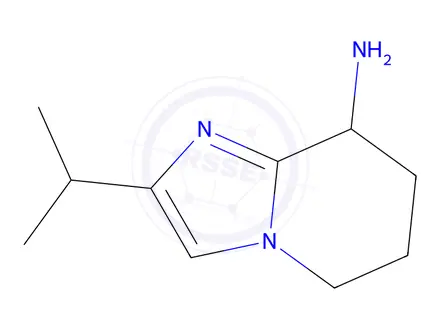 Chemical structure of 2-Isopropyl-5,6,7,8-tetrahydroimidazo[1,2-a]pyridin-8-amine