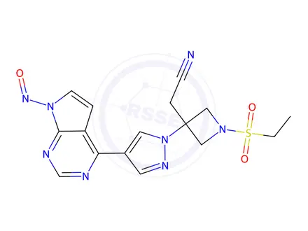 Chemical structure of Baricitinib Impurity 47