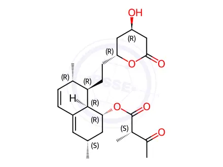 Chemical structure of Keto Lovastatin