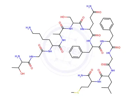 Chemical structure of Hemokinin 1 (human)