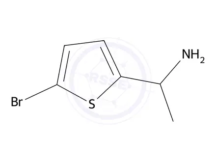 Chemical structure of 1-(5-Bromothien-2-yl)ethanamine