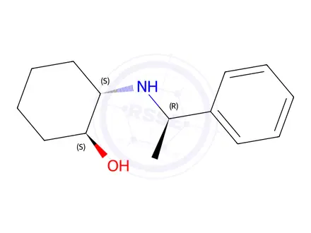 Chemical structure of (1S,2S)-2-((R)-1-phenylethylamino)cyclohexanol