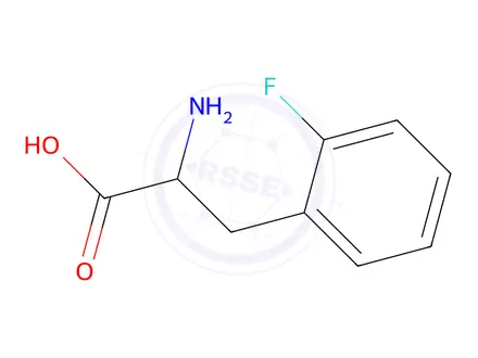Chemical structure of 2-Amino-3-(2-fluorophenyl)propanoic acid