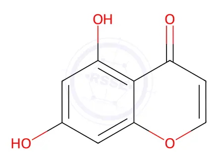 Chemical structure of 5,7-dihydroxychromone
