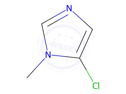 Chemical structure of 5-Chloro-1-methylimidazole