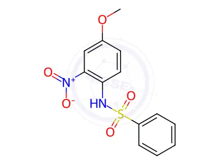 Chemical structure of N-(4-Methoxy-2-nitrophenyl)benzenesulfonamide