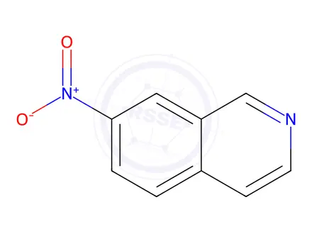 Chemical structure of 7-Nitroisoquinoline
