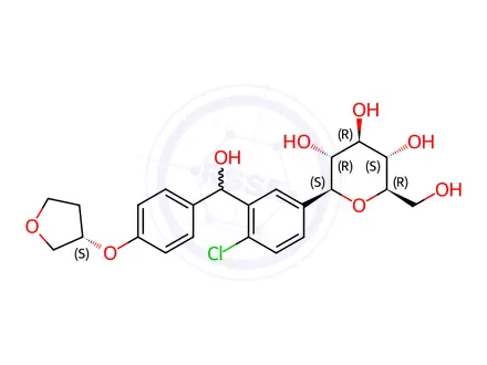 Chemical structure of Empagliflozin Impurity YHQ