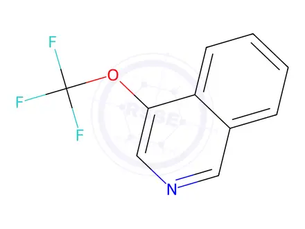 Chemical structure of 4-(Trifluoromethoxy)isoquinoline