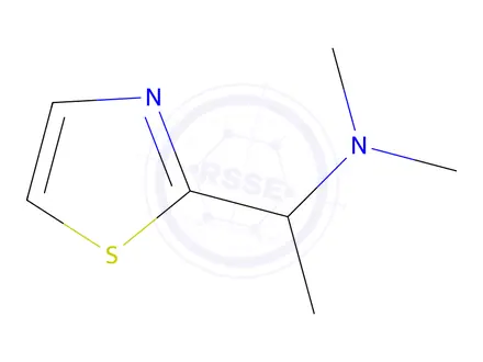 Chemical structure of N,N-Dimethyl-1-(thiazol-2-yl)ethanamine