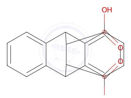 Chemical structure of (11S,12R)-9,10-Ethano-9,10-dihydroanthracene-11,12-dicarboxylic acid