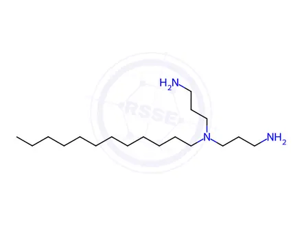 Chemical structure of N,N-Bis(3-aminopropyl)dodecylamine Solution in Methanol