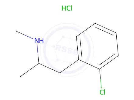 Chemical structure of Methoxyphenamine Impurity 7 Hydrochloride